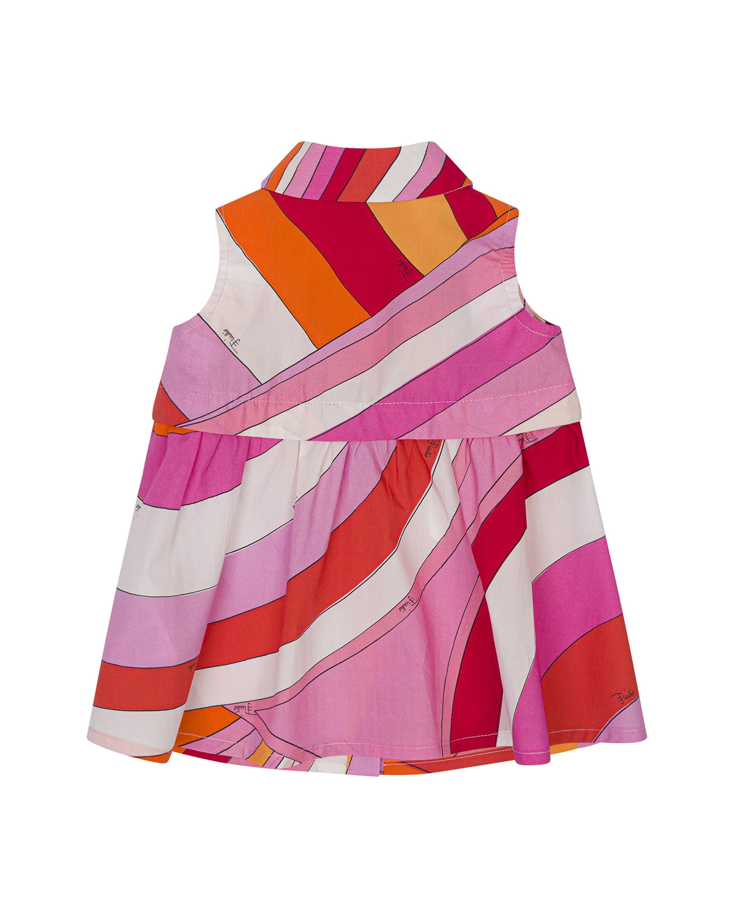 Emilio Pucci Kids Abito/Camicione a Fantasia per Neonate