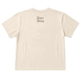 ArtSuperMoney T-Shirt Bianco con Stampa Aquila con Strass per Bambini