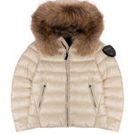 Blauer Kids Giubbino Beige con Cappuccio e Pelliccia  Arcadia Junior per Bambine