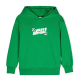 Barrow Kids Felpa con Cappuccio Verde con Stampa per Bambini
