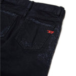 Diesel Kids Jeans Denim Nero Straight Fit D-Viker per Bambini (dettaglio)