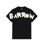 Barrow Kids T-Shirt Nera con Stampa "Barrow" per Bambini