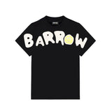 Barrow Kids T-Shirt Nera con Stampa "Barrow" per Bambini