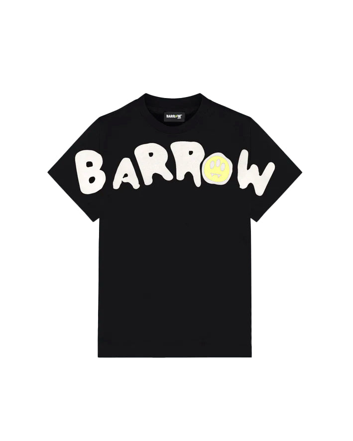 Barrow Kids T-Shirt Nera con Stampa "Barrow" per Bambini