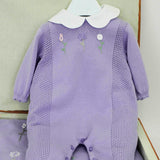 Le Coconne Tutina Lilla per Neonate