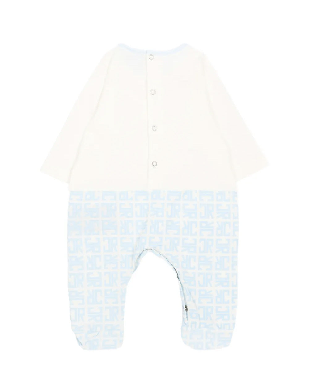 John Richmond Kit Tutina con Cappellino e Bavetta Cielo per Neonati