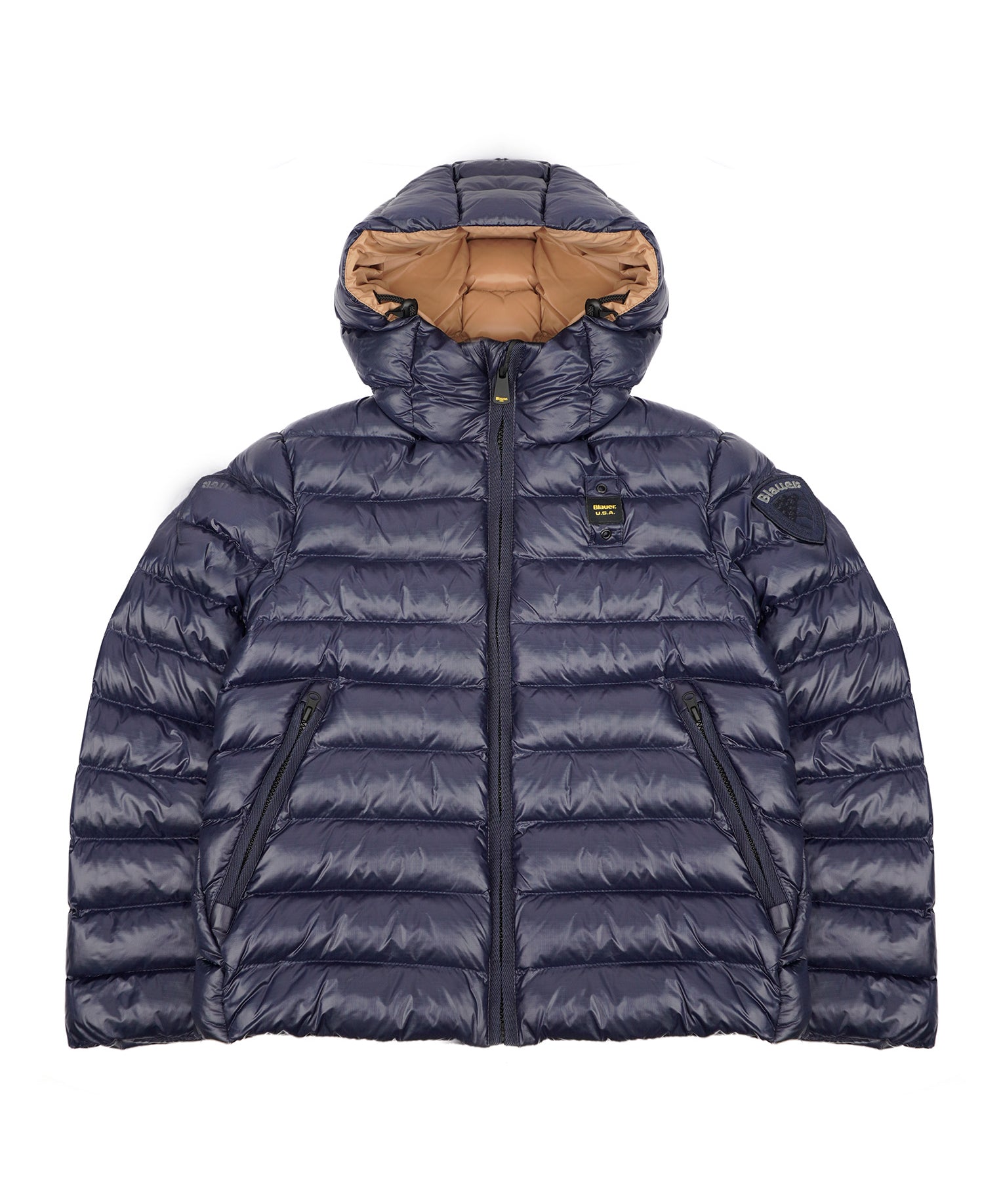 Blauer Kids Giubbino Blu con Cappuccio ADAMS JUNIOR per Bambini