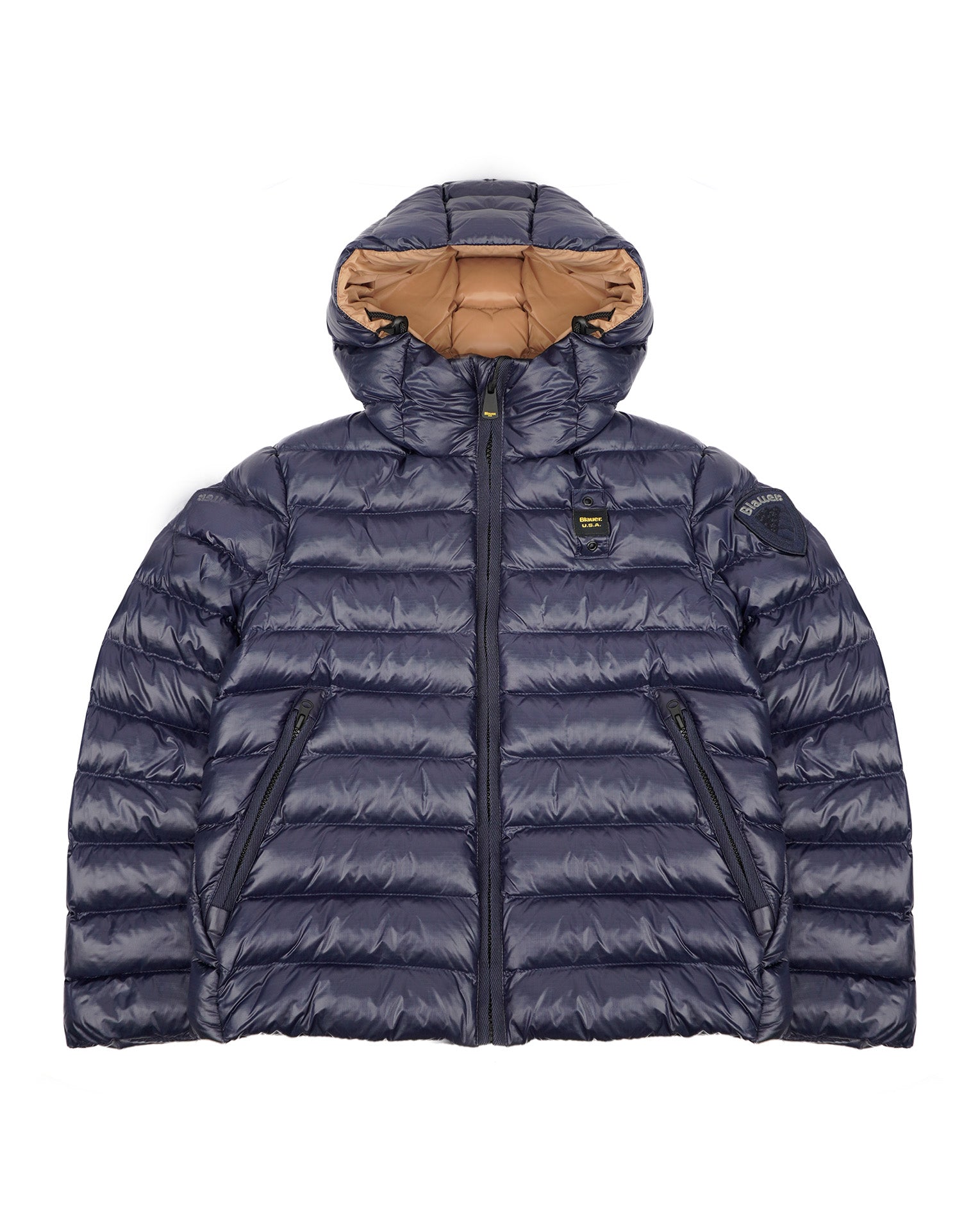 Blauer Kids Giubbino Blu con Cappuccio ADAMS JUNIOR per Bambini