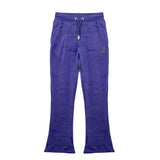 Juicy Couture Kids Pantalone di Tuta a Zampa Viola per Bambine