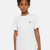 Dickies Kids T-shirt Bianca con Micro Logo per Bambini