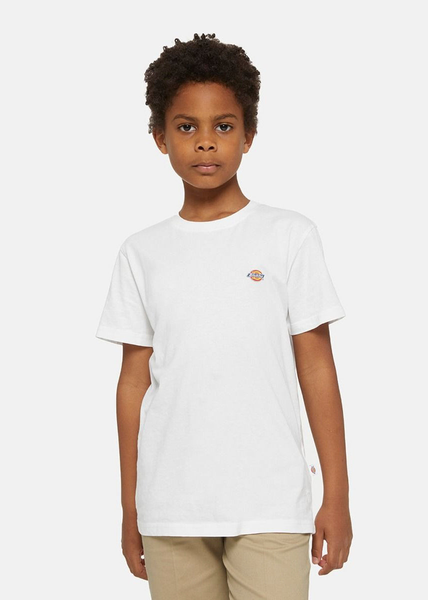 Dickies Kids T-shirt Bianca con Micro Logo per Bambini