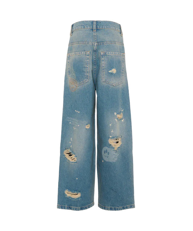 Barrow Kids Jeans con Logo per Bambine