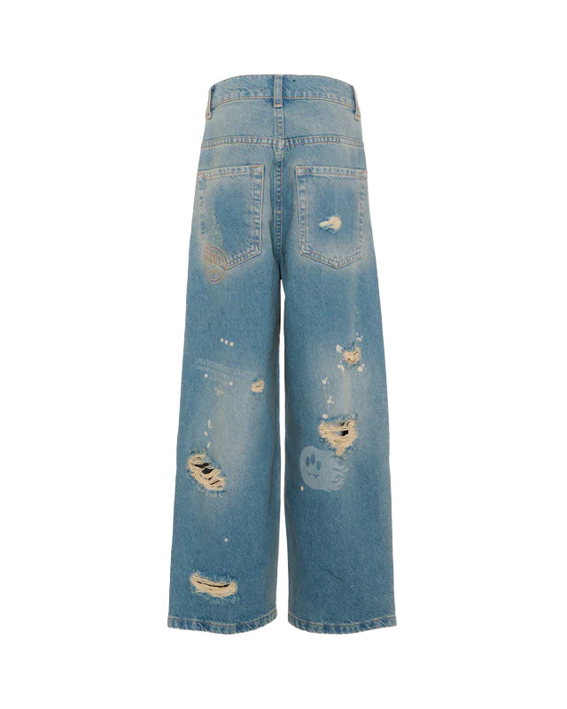 Barrow Kids Jeans con Logo per Bambine