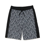 Diesel Kids Costume Boxer Nero con Logo Monogram per Bambini