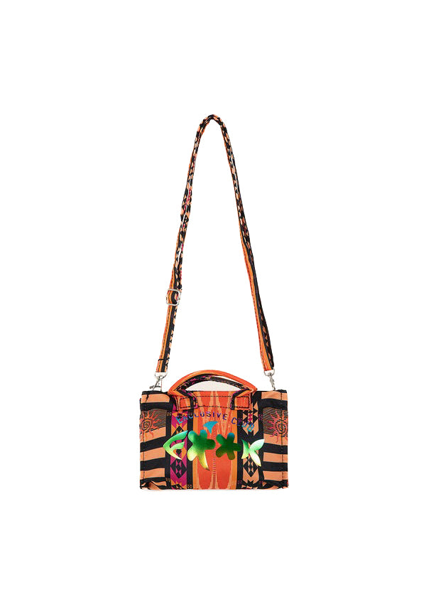 Effek Mini Borsa da Mare Fantasia Arancione per Bambine
