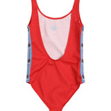 Dsquared2 Kids Costume Monokini Rosso con Bande per Bambine