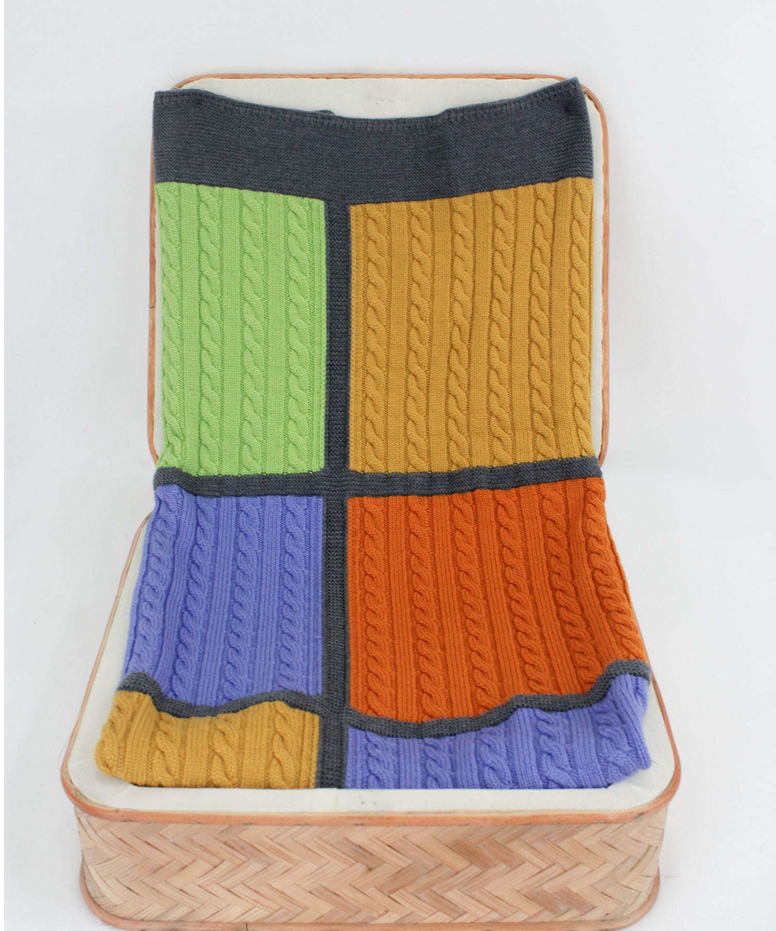 Le Coconne Coperta Multicolor per Neonati