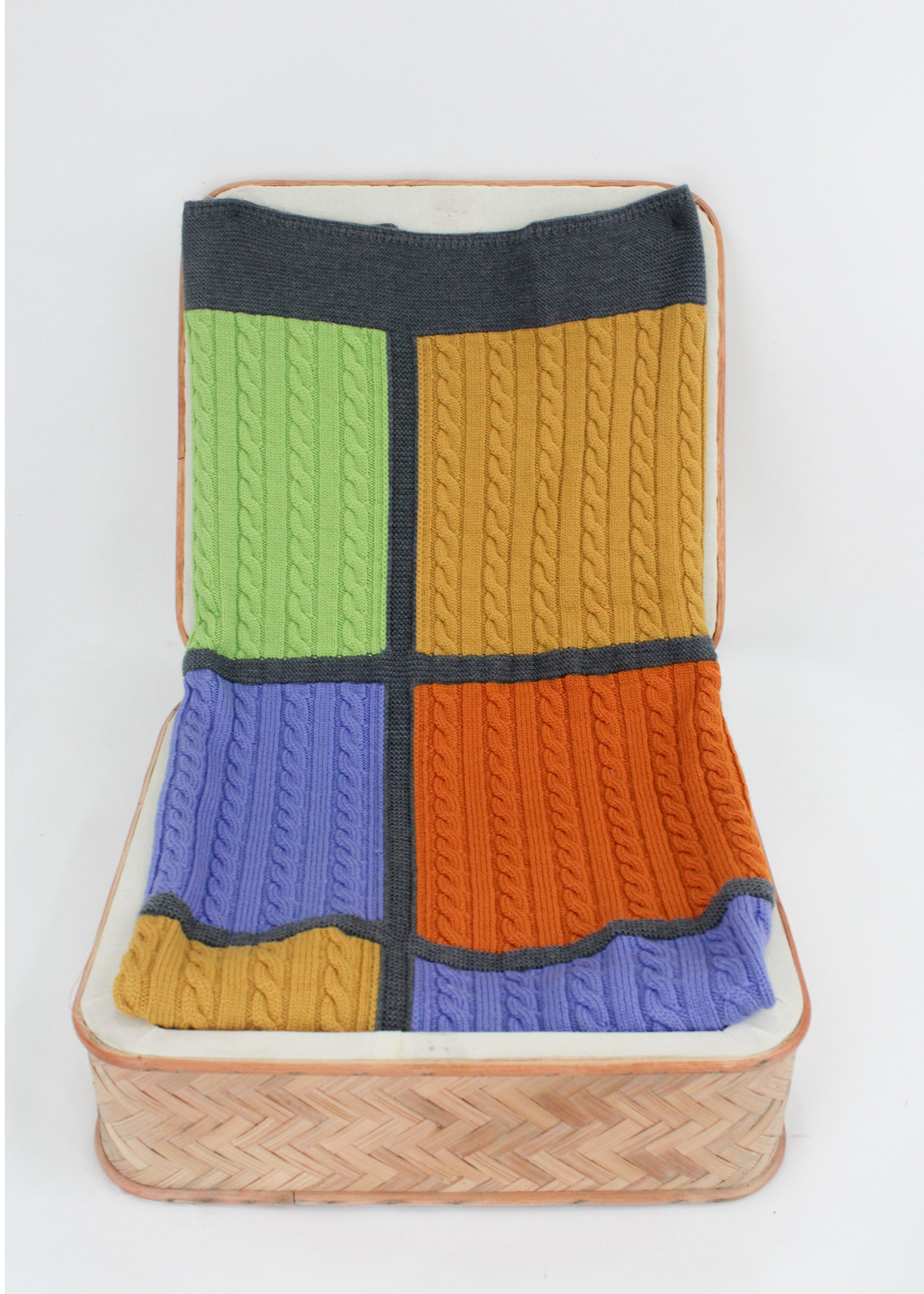 Le Coconne Coperta Multicolor per Neonati