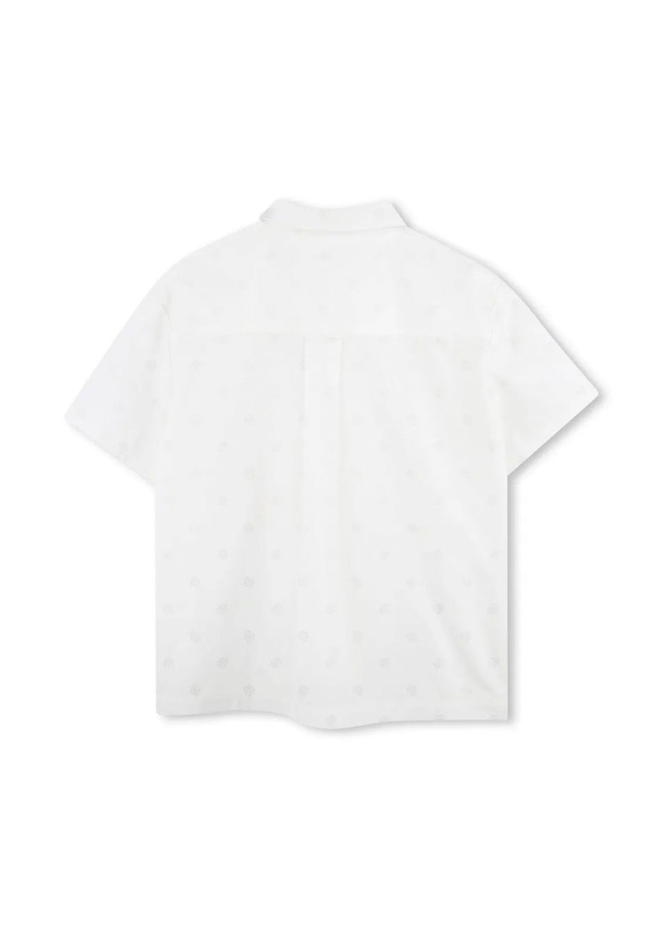 Boss Kids Camicia Bianca con Stampa All Over per Bambini (retro)