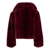 Just Cavalli Kids Pelliccia Bordeaux per Bambine