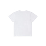 Diesel Kids T-shirt Bianca con Applicazioni Patch Unisex per Neonati