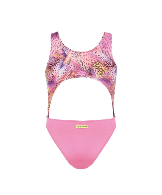 4Giveness Kids Costume Intero Fantasia Pink Butterfly per Bambine