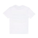 Dsquared2 Kids T-Shirt Bianca con Logo Multicolor Effetto Wave per Bambini