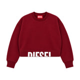 Diesel Kids Felpa Corta Bordeaux per Bambini