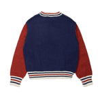 Dsquared2 Kids Maglione Girocollo Blu/Rosso con Logo per Bambini (retro)