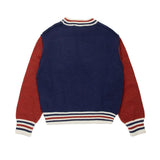 Dsquared2 Kids Maglione Girocollo Blu/Rosso con Logo per Bambini (retro)