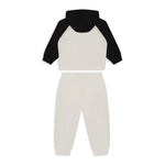 Calvin Klein Kids Felpa con Pantaloni Beige per Neonati