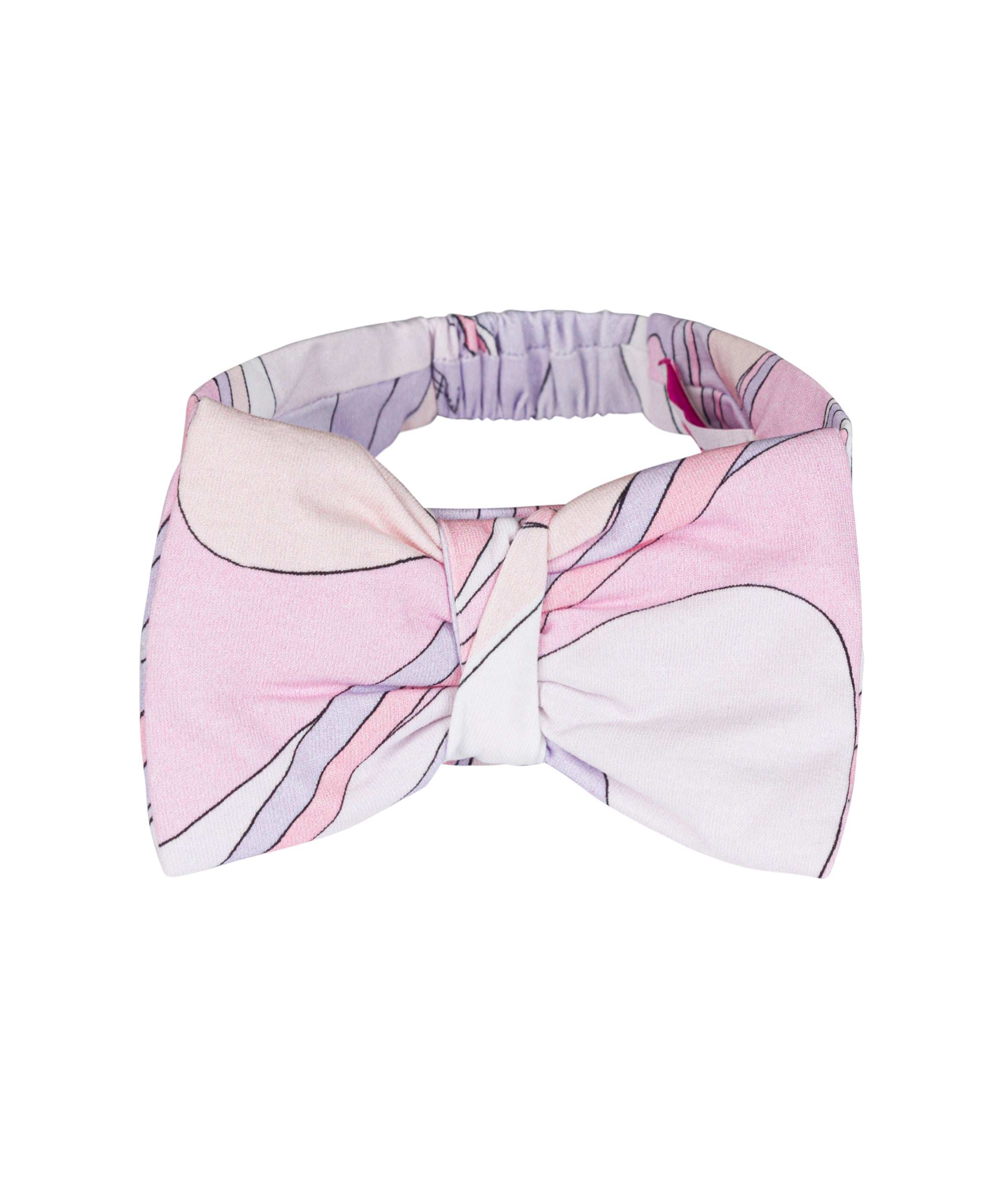 Emilio Pucci Kids Fascia Fiocco a Fantasia per Neonate