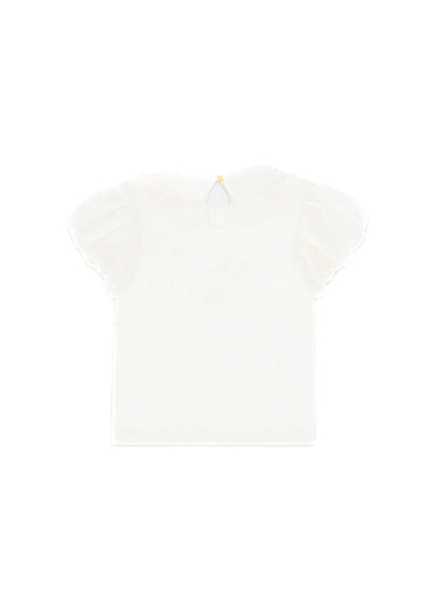 Angel's Face T-shirt Bianca con Stampa Mallory per Bambine