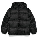 Moschino Kids Giubbino Nero con Logo Jacquard per Bambini