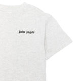 Palm Angels Kids Tri-Pack T-Shirt Bianco/Nero/Grigio con Logo Stampato per Bambini