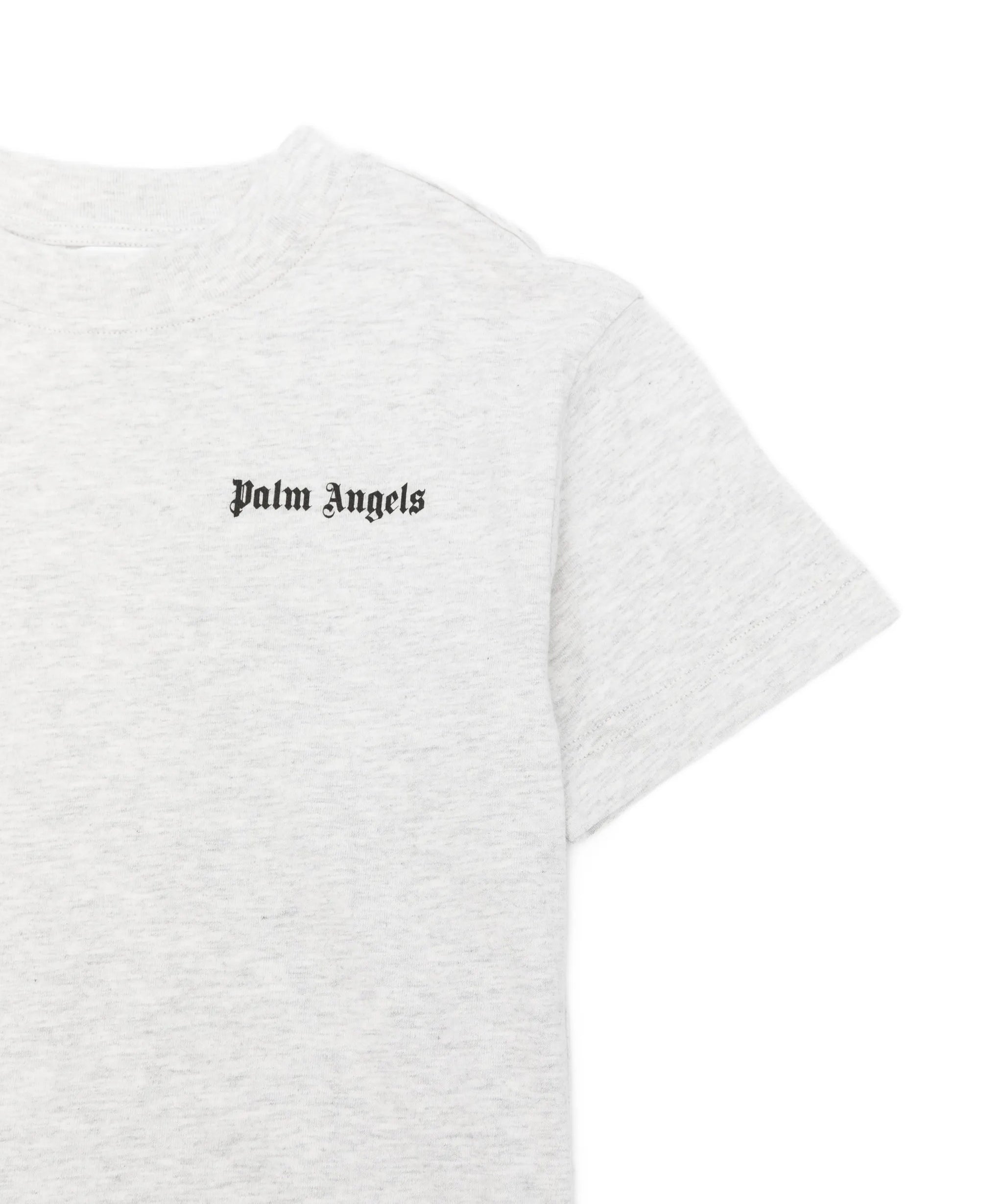Palm Angels Kids Tri-Pack T-Shirt Bianco/Nero/Grigio con Logo Stampato per Bambini