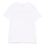 Moschino Kids T-Shirt Bianca con Stampa Teddy per Bambini