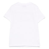 Moschino Kids T-Shirt Bianca con Stampa Teddy per Bambini