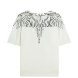 Marcelo Burlon County Of Milan Kids T-Shirt Bianca con Motivo Ali per Bambine