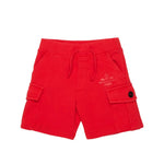 Dsquared2 Kids Short Rosso Monocolore con Tasche Cargo per Neonati