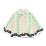 MSGM Kids Camicia Multicolor per Bambine