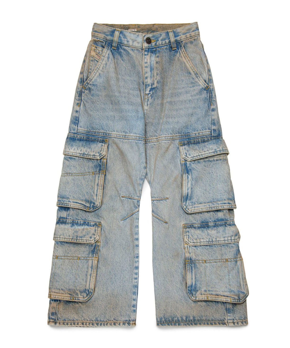 Diesel Kids Pantaloni Cargo Dusty Effect per Bambini