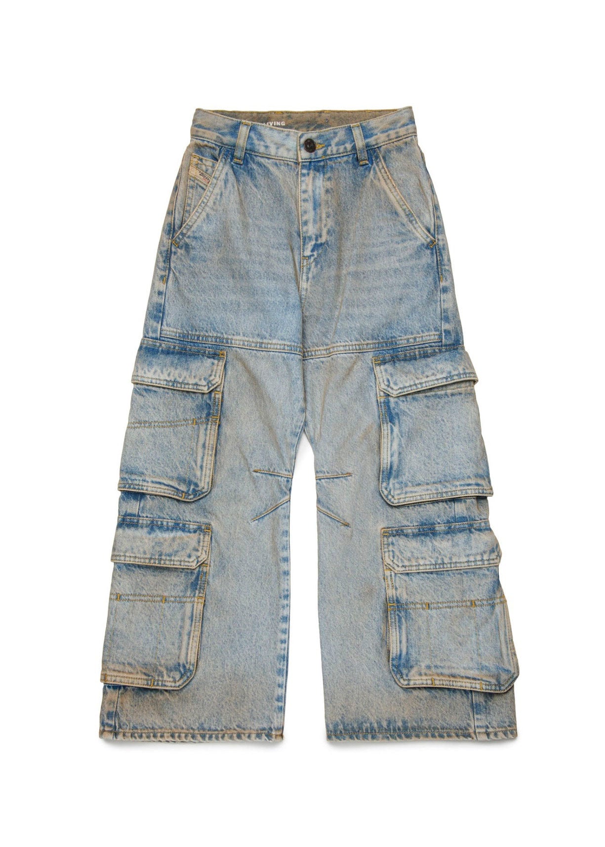 Diesel Kids Pantaloni Cargo Dusty Effect per Bambini