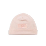 Elisabetta Franchi La Mia Bambina Cappello Rosa con Logo per Neonate
