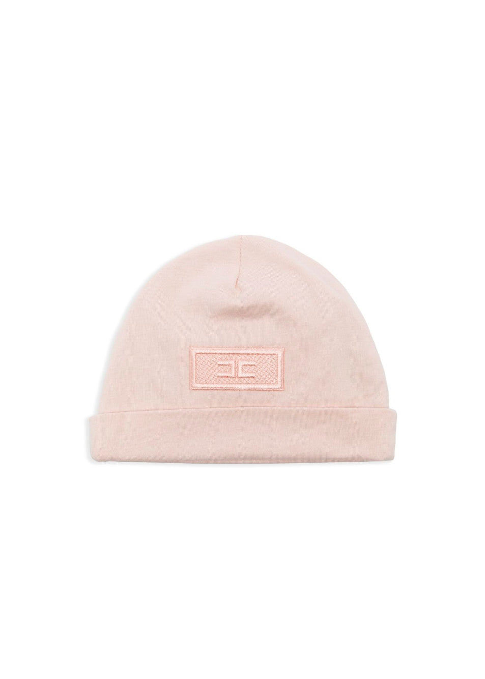 Elisabetta Franchi La Mia Bambina Cappello Rosa con Logo per Neonate