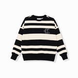 Calvin Klein Kids Felpa Con Motivo a Righe Orinzontali a Contrasto per Bambini