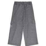 Iceberg Kids Pantaloni Gessati Grigi per Bambine