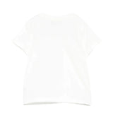 Moschino Kids T-Shirt Panna con Logo Teddy Bear per Neonati