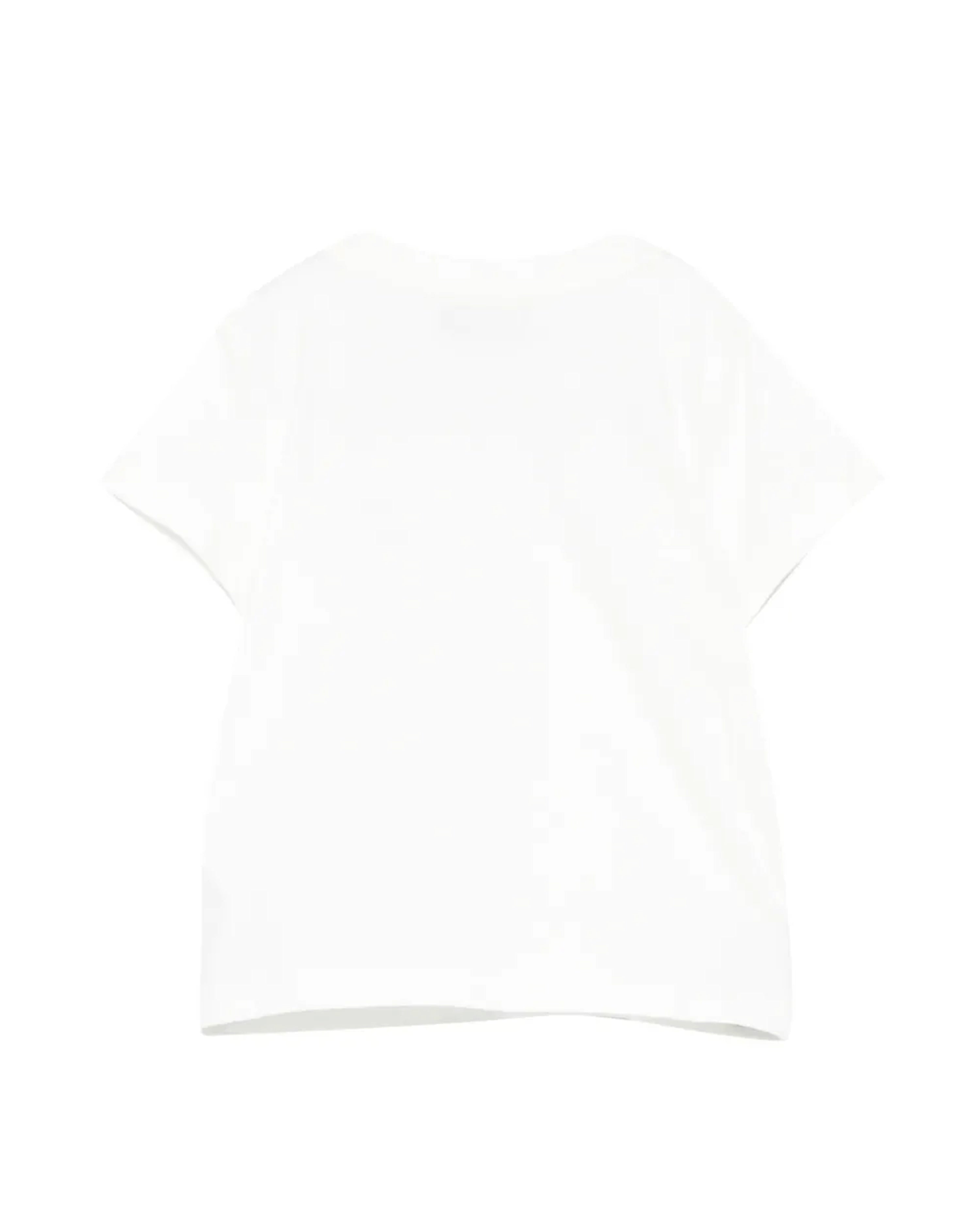 Moschino Kids T-Shirt Panna con Logo Teddy Bear per Neonati