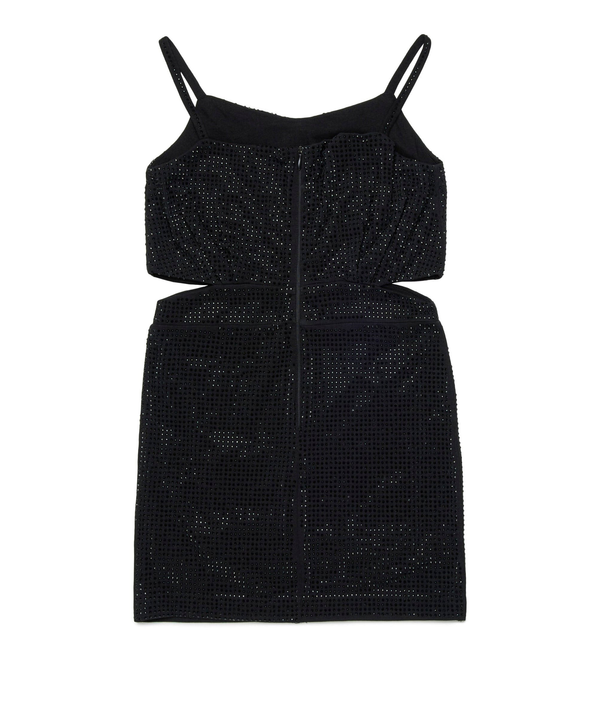 Dsquared2 Kids Abito Nero Evening con Strass per Bambine